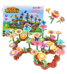 Klocki kreatywny ogród kwiaty 198el
