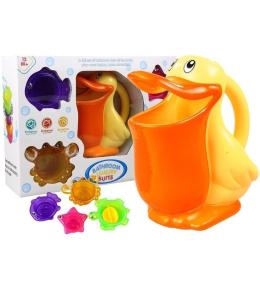 Zabawka do kąpieli Pelikan foremki zwierzątka