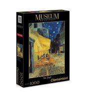 Puzzle 1000 Museum Taras kawiarni w nocy