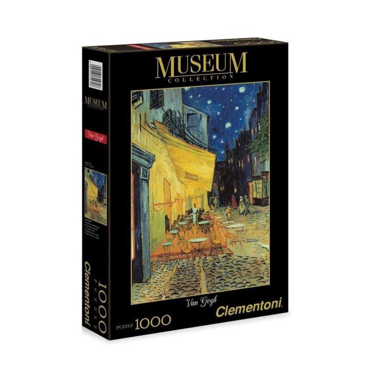 Puzzle 1000 Museum Taras kawiarni w nocy
