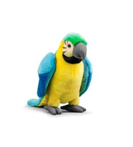 Pluszowa papuga niebieska