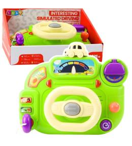 Kierownica interaktywna zielona