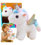 Jednorożec pluszowy interaktywny 21cm