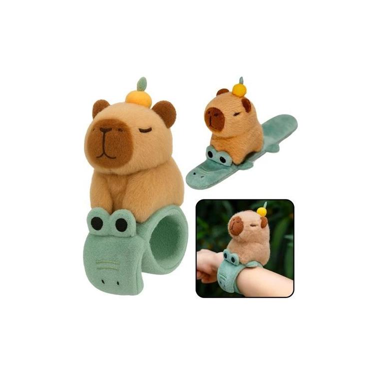 Pluszowa opaska samozaciskowa Krokodyl z Kapibarą