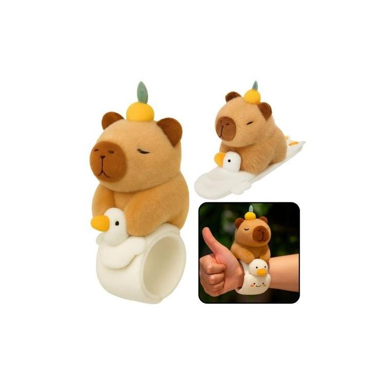 Pluszowa opaska samozaciskowa Gęś z Kapiba