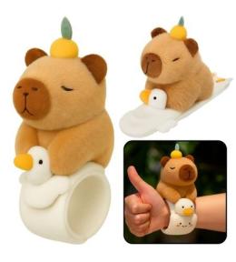 Pluszowa opaska samozaciskowa Gęś z Kapiba