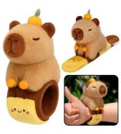 Pluszowa opaska samozaciskowa Pszczółka z Kapibarą