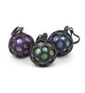 Brelok brokatowy gniotek w gumowej siatce MIX