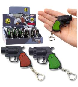 Brelok pistolet LED 6,5cm
