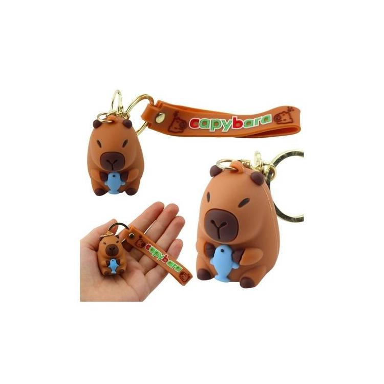 Brelok Kapibara z delfinem