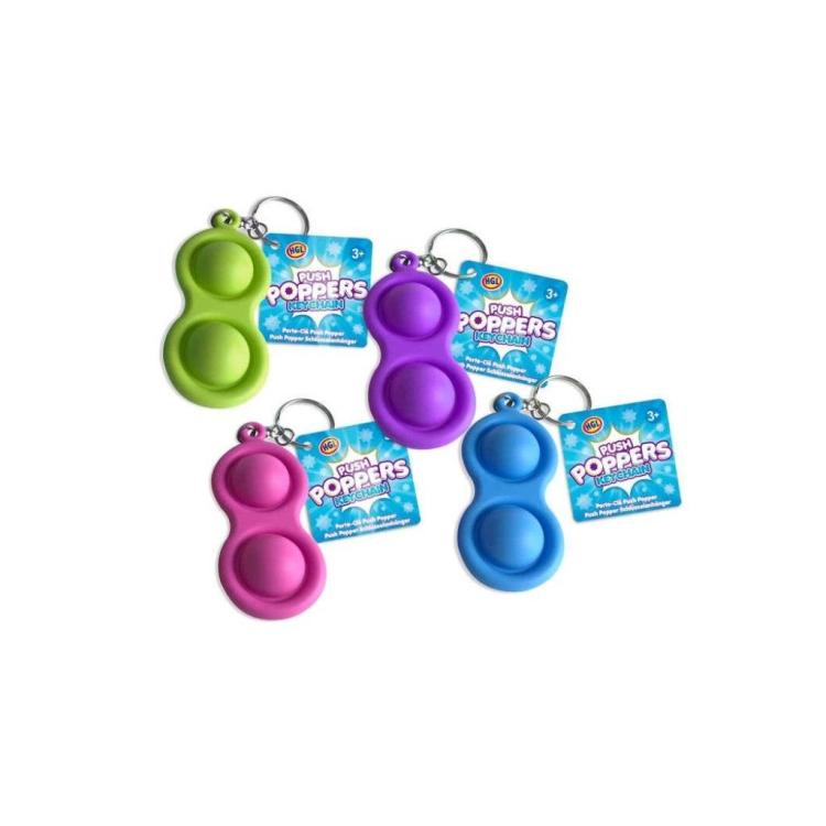 Brelok push popper MIX