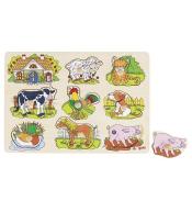 Dźwiękowa układanka Zwierzęta wiejskie