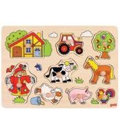 Puzzle z uchwytami Farma