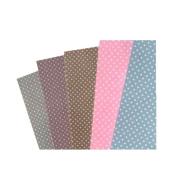 Karton w kropki 24x34cm 5 arkuszy