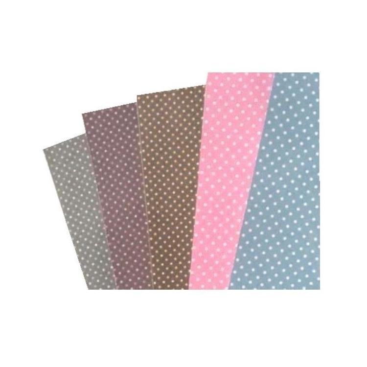 Karton w kropki 24x34cm 5 arkuszy