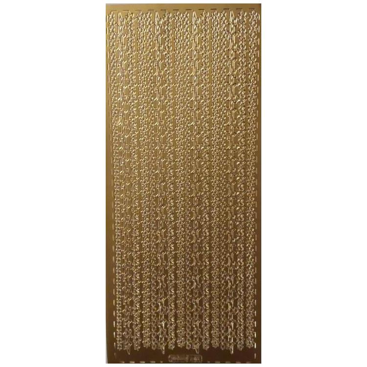 tiker ażurowy 10x23cm bordiurka złoty