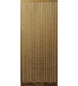 tiker ażurowy 10x23cm bordiurka złoty