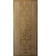 Stiker ażurowy 10x23cm bordiurka złoty