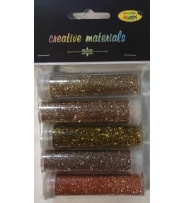 Brokat metaliczny 9g 5 kolorów