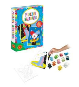 Piaskowe malowanki Foka i Klaun ALEX