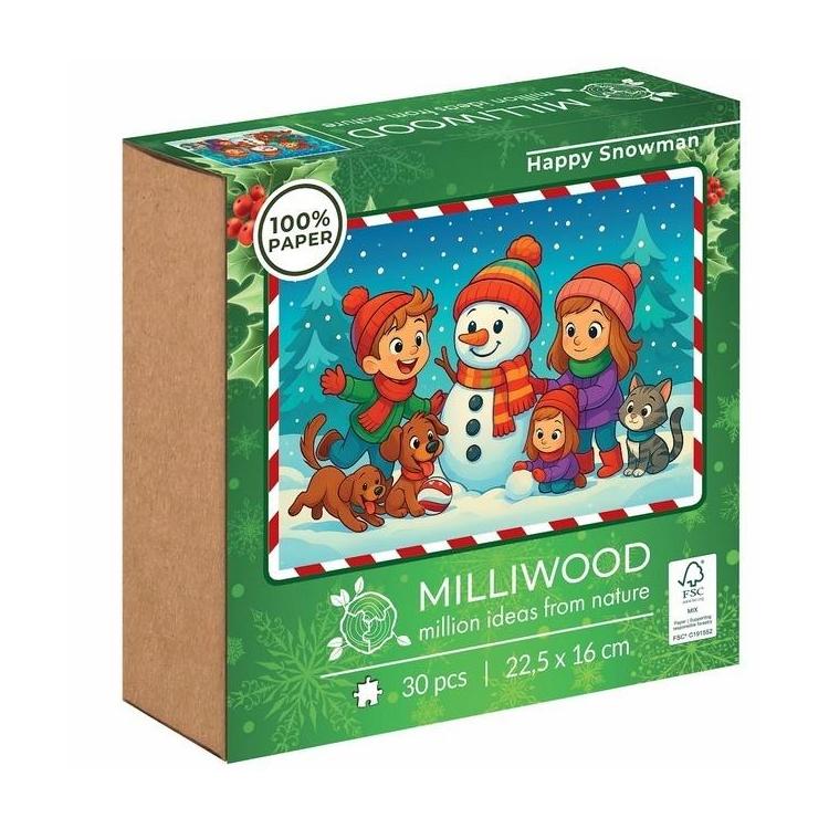 Puzzle 30 Wesoły Bałwanek ALEX