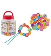 Zestaw koralików Flower Power 38szt