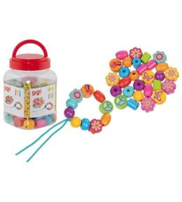 Zestaw koralików Flower Power 38szt