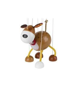 Drewniana marionetka Pies