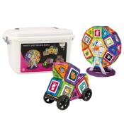 Klocki magnetyczne w kuferku 118el