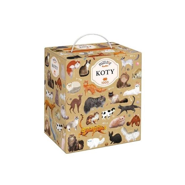 Puzzlove CzuCzu Koty 1000el puzzle rodzinne