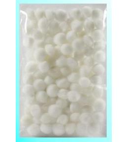 Pompony białe 10mm 100szt