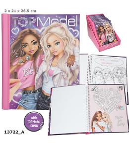 Kolorowanka ze światełkiem LED i dźwiękiem Top Model Me BFF