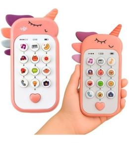 Telefon interaktywny różowy