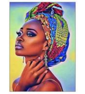 Mozaika diamentowa 40x30cm - kobieta