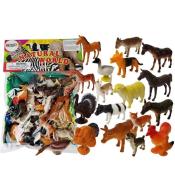 Zestaw zwierząt farmerskich 20szt
