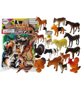 Zestaw zwierząt farmerskich 20szt