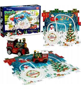 Kolejka świąteczna Perpetuum Mobile z lokomotywą Norimpex