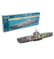 Statek 1:144 U-Boat typ XXI with interior