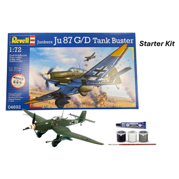 Revell Starter Kit - Junkers Ju87 G/D Tank Buster