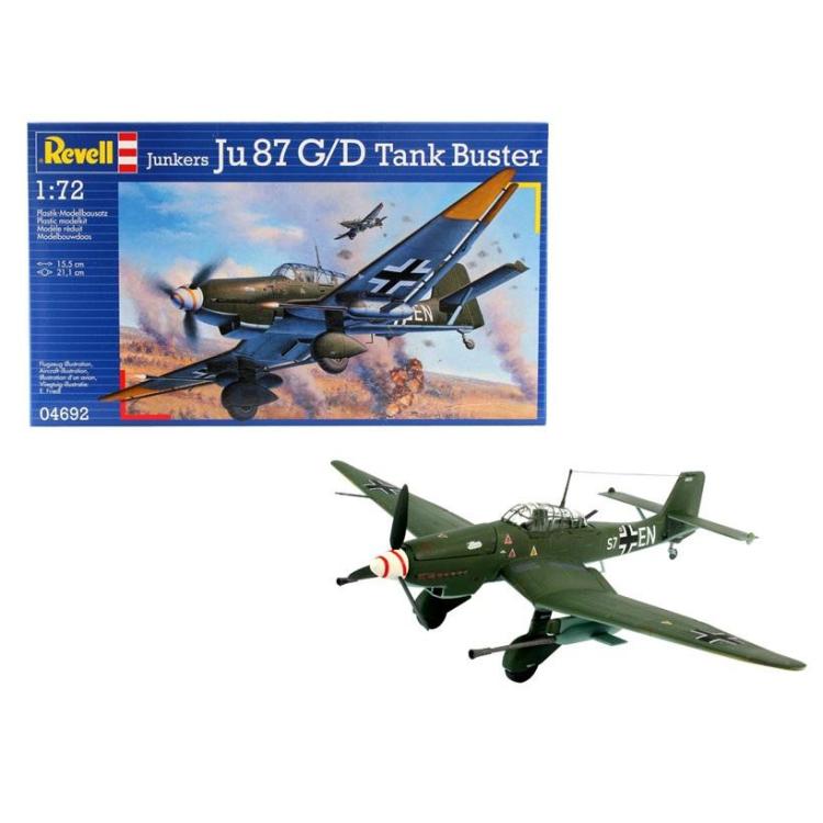 Samolot 1:72 Junkers Ju 87 G/D Tank Buster