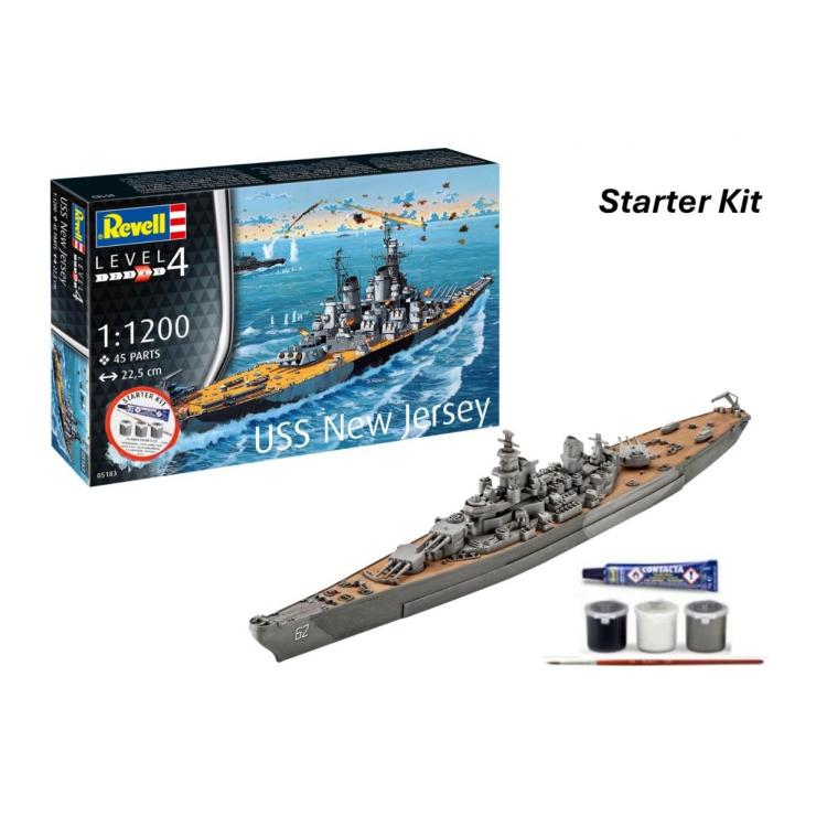 Revell Starter Kit - Battleship USS New Jersey