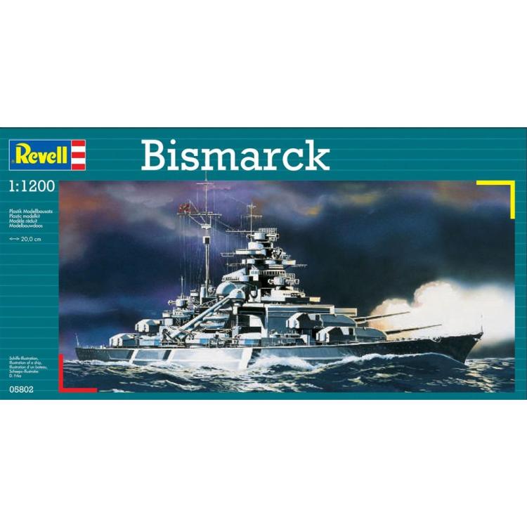 Statek mini 1:1200 Bismarck