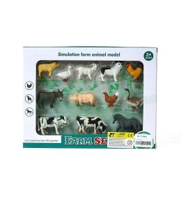 Zwierzęta gospodarskie 12szt