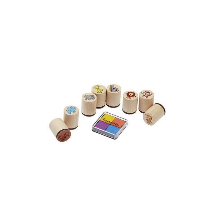 Stempelki motyw dzikie zwierzęta