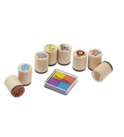 Stempelki motyw dzikie zwierzęta