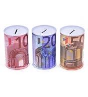 Skarbonka metalowa ealuta euro MIX