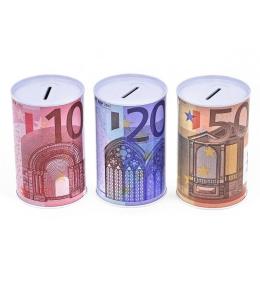 Skarbonka metalowa ealuta euro MIX