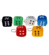 Brelok pluszowa kostka 4,5cm MIX