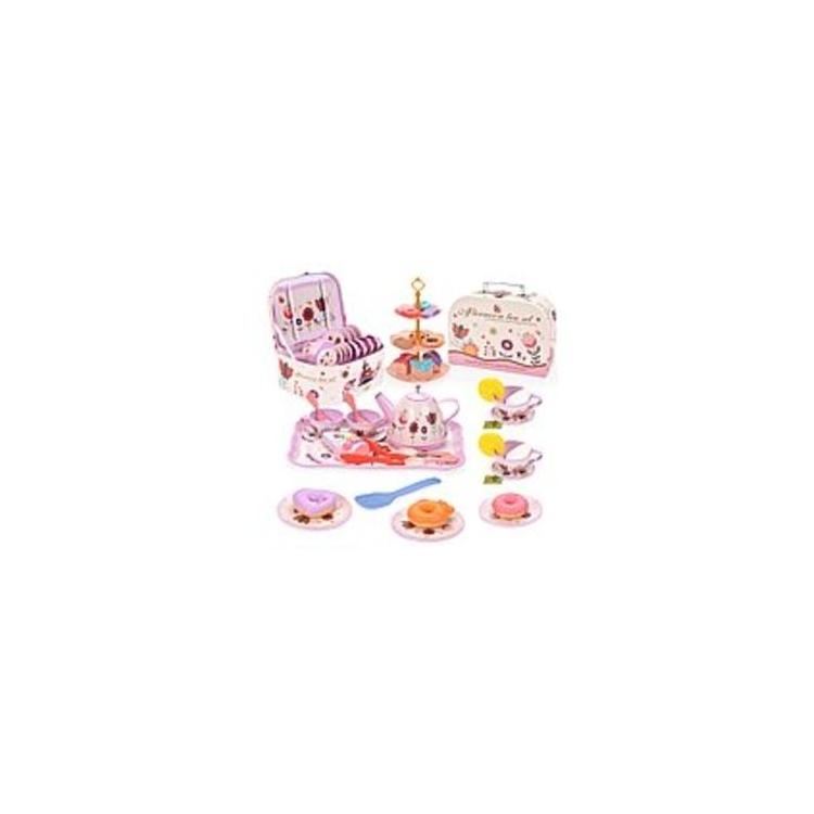 Zestaw do herbaty w kuferku 19el