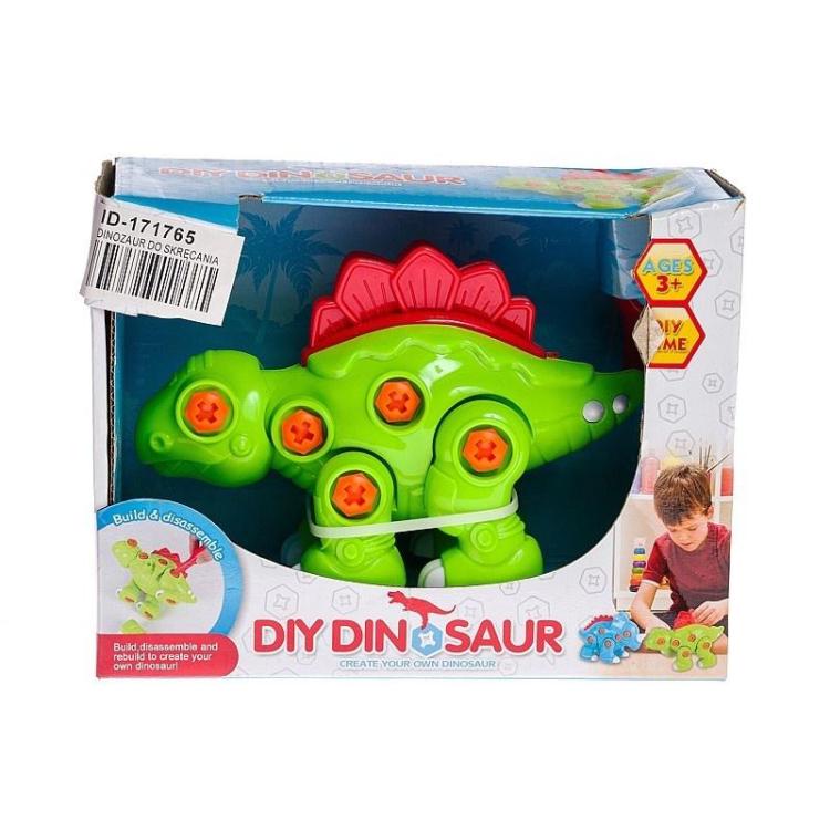 Dinozaur do skręcania ze śrubokrętem